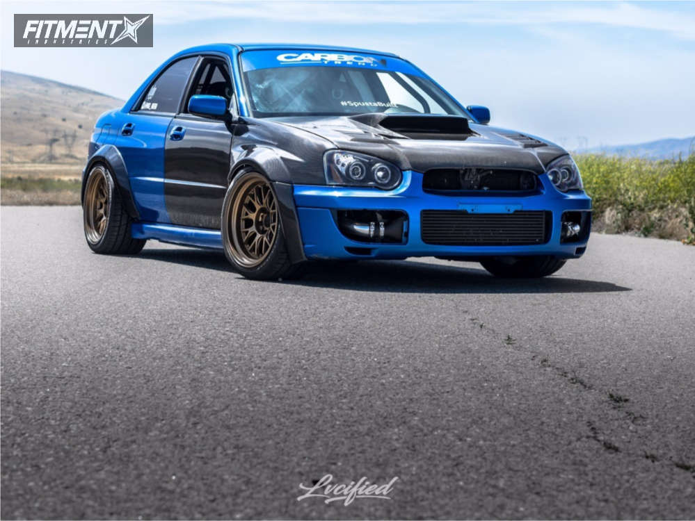 2004 Subaru WRX with 18x11 Rota Mxr and Sumitomo 295x30 on Coilovers ...