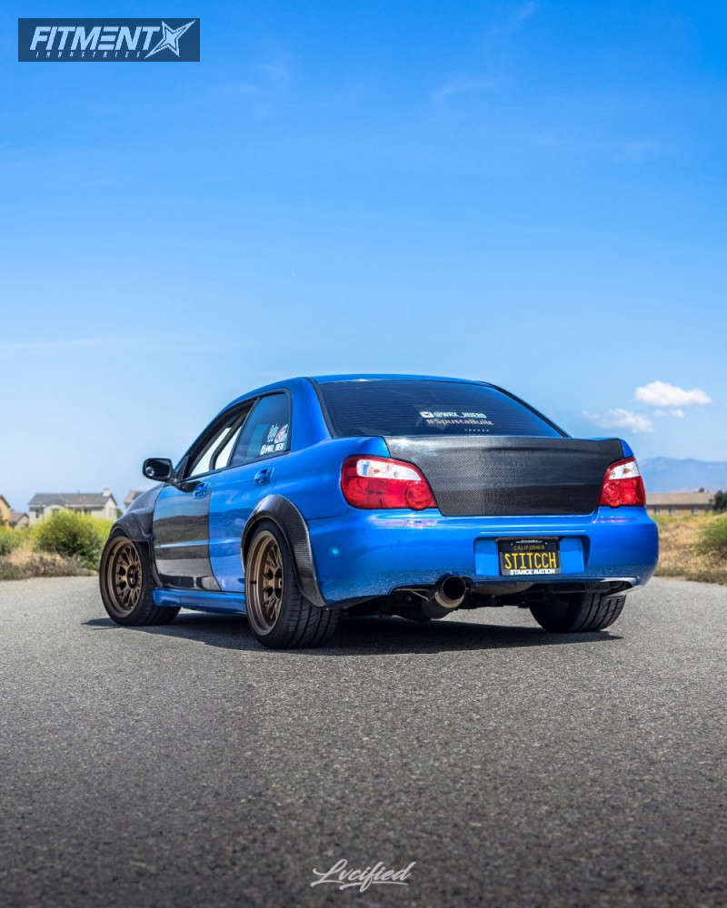2004 Subaru WRX with 18x11 Rota Mxr and Sumitomo 295x30 on Coilovers ...
