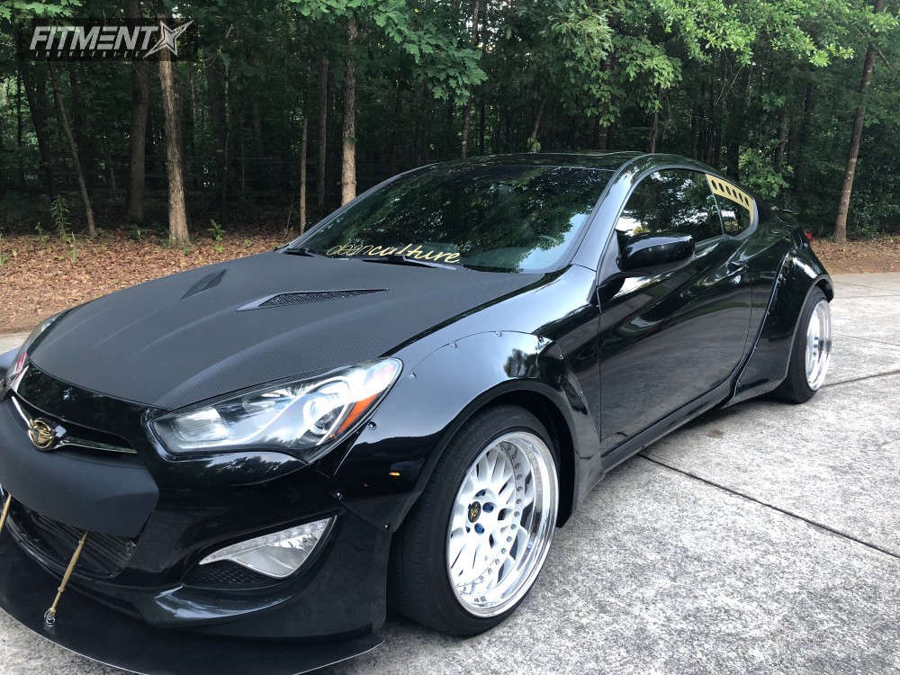 2013 Hyundai Genesis Coupe with 18x10 Work VS XX and