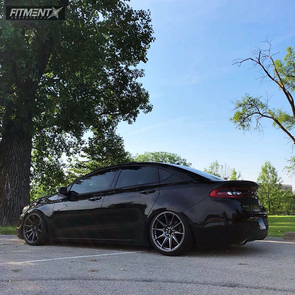 2015 Dodge Dart with 18x8.75 XXR 527 and Advanta 215x40 on Air
