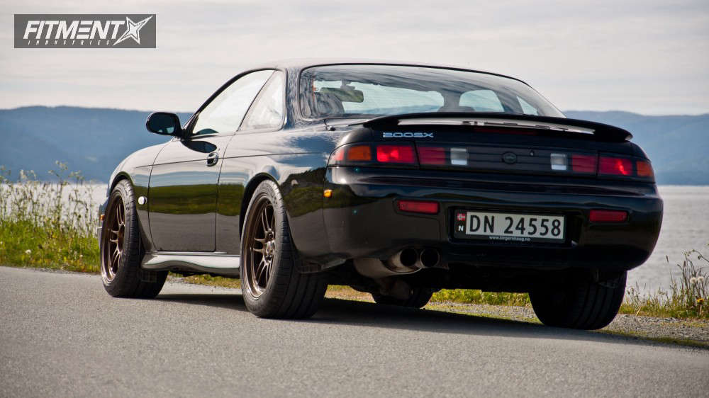1998 Nissan 200SX with 18x9.5 Enkei RPF1 and Michelin 245x40 on ...