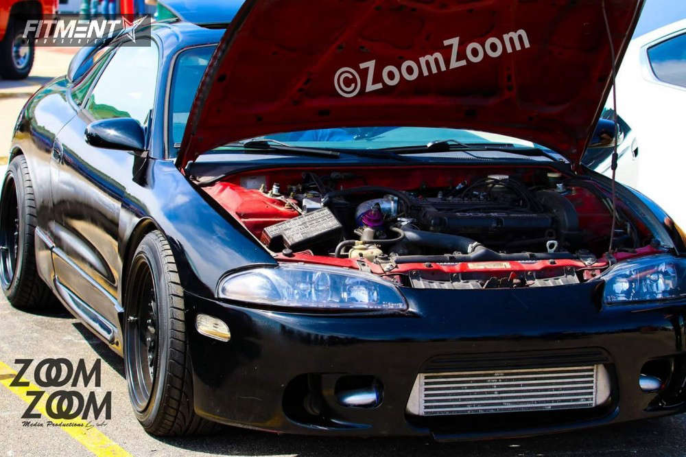 mea.eru 1995 Mitsubishi Eclipse with 18x10 XXR 521 and Ohtsu 255x40 on