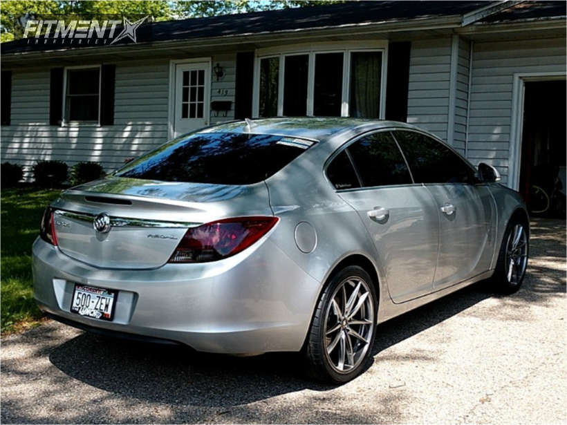 2012 Buick Regal with 20x8.5 Konig Oversteer and Nitto 255x35 on