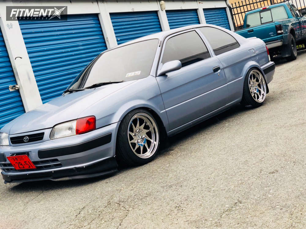 1996 Toyota Tercel with 16x8 Whistler Kr7 and Federal 195x40 on