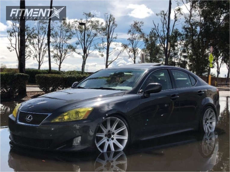 2007 Lexus IS250 with 19x9 Borbet Style 95 and Lionhart 235x35 on