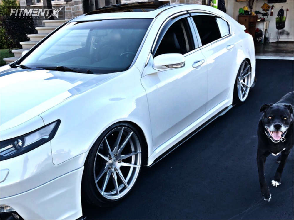 2012 Acura TL with 20x10 Rohana Rf2 and General 255x35 on