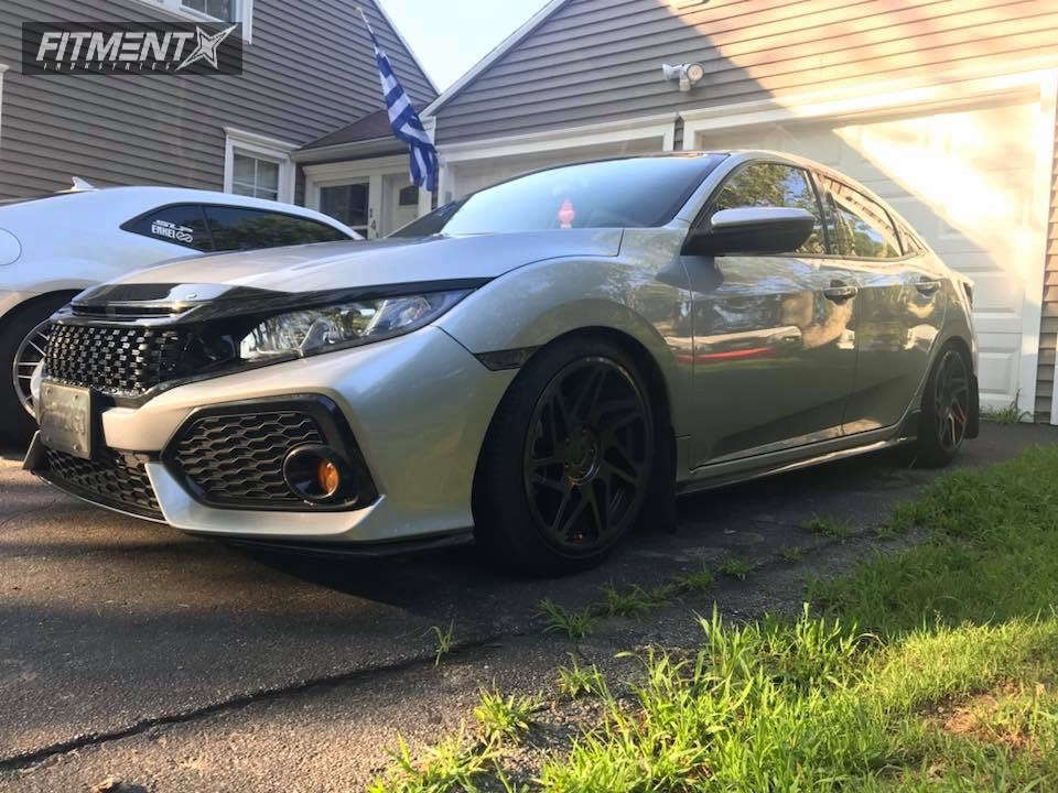 2017 Honda Civic with 18x8.5 Regen5 R31 and Nankang 225x40 on Lowering ...