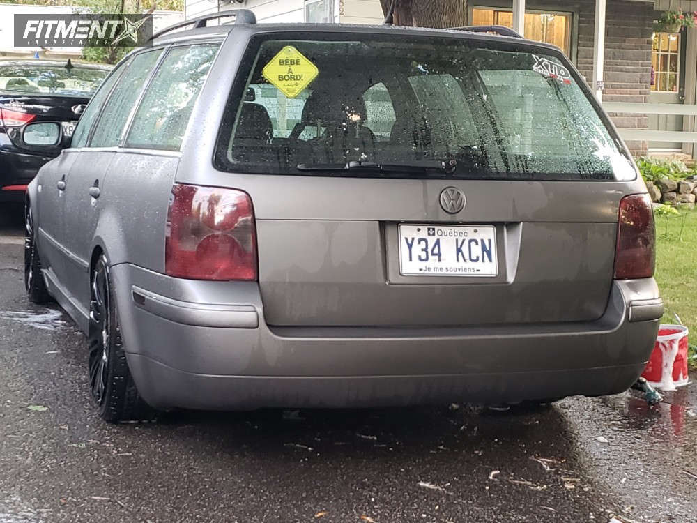 02 Volkswagen Passat With 18x8 5 Ronal And Goalstar 215x35 On Coilovers Fitment Industries