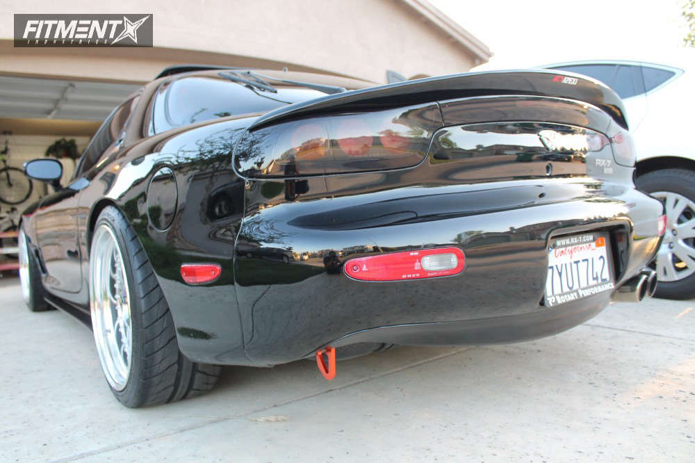 1993 Mazda RX-7 Base with 18x10 Work Meister M1 3pc and Hankook 255x35 ...