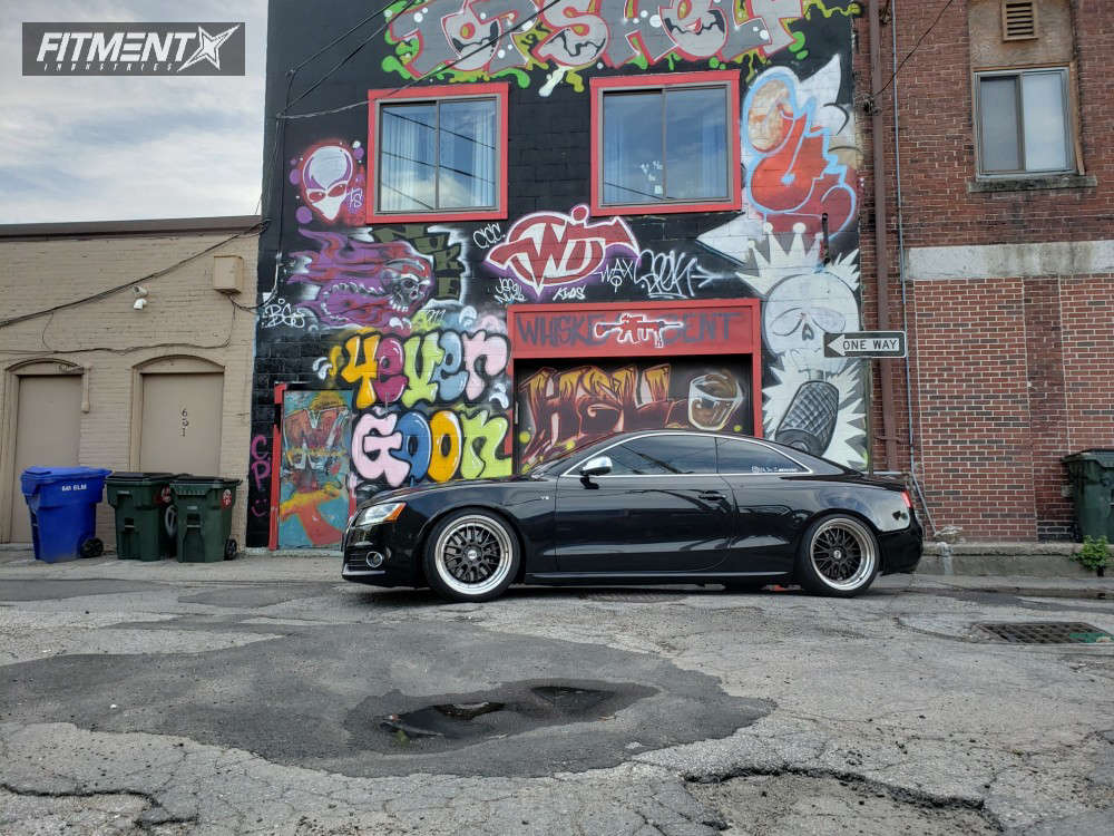 2012 Audi S5 with 19x10.5 ESR Sr05 and Achilles 255x35 on Coilovers ...