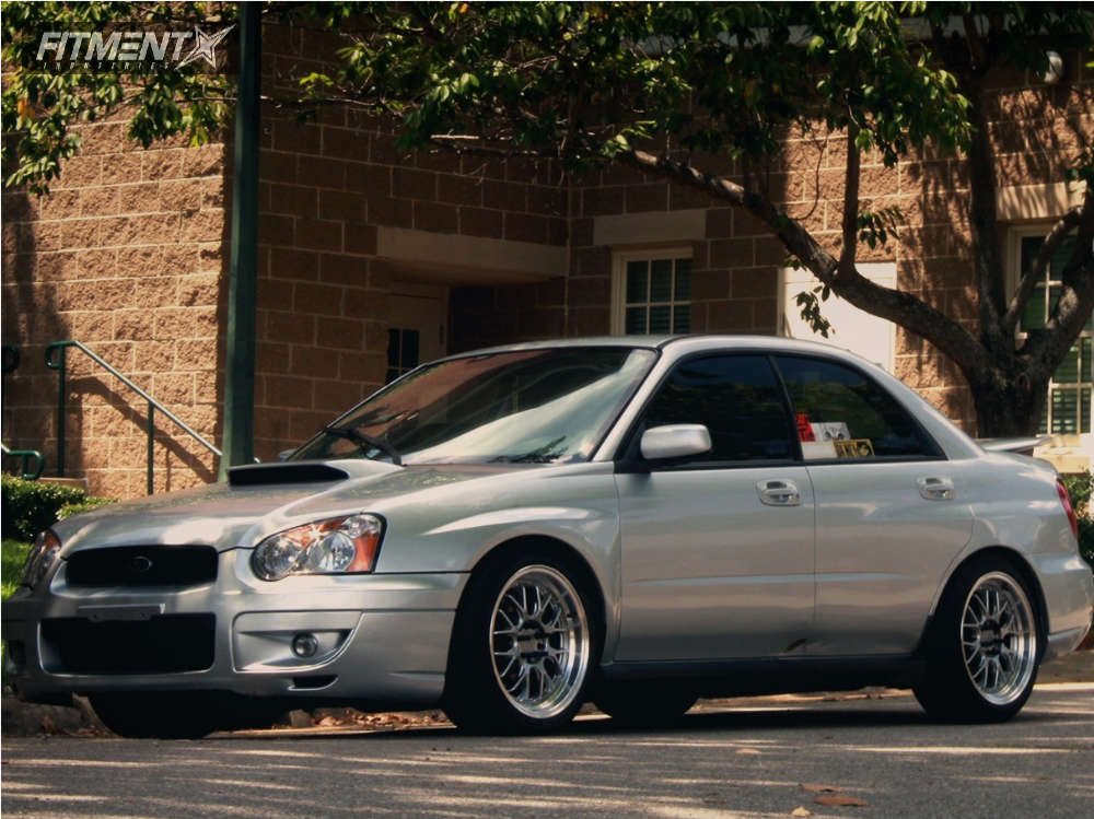 2004 Subaru WRX with 17x8.5 ESR Sr01 and Toyo Tires 215x45 on Coilovers ...