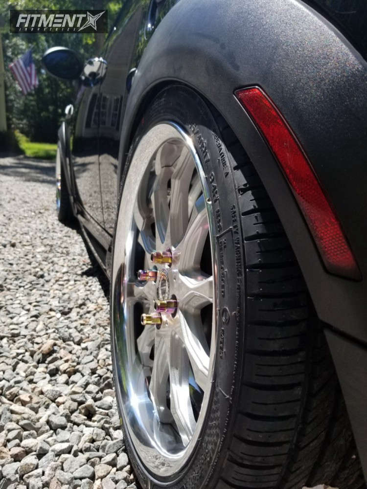 2009 Mini Cooper John Cooper Works with 17x7 Work Schwert SC2 and ...