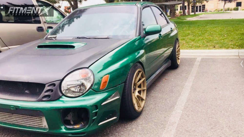 2003 Subaru WRX with 17x9.75 XXR 527 and Toyo Tires 235x35 on Coilovers ...