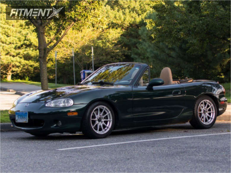 2002 Mazda Mx 5 Miata With 15x7 Advanti Racing Storm S1 And Dunlop 195x50 On Coilovers 460698 Fitment Industries