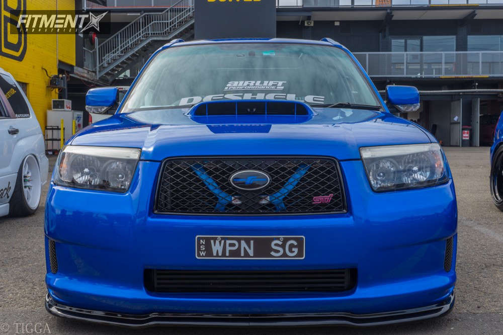 2006 Subaru Forester X L.L. Bean Edition with 18x9.5 Work D9r and Nitto ...