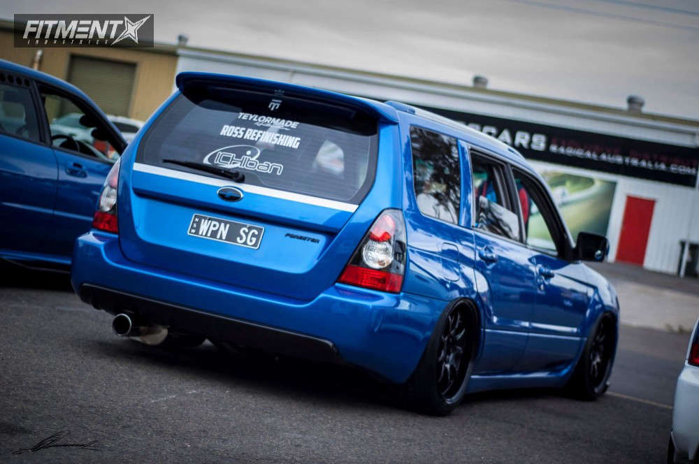 2006 Subaru Forester X L.L. Bean Edition with 18x9.5 Work D9r and Nitto ...