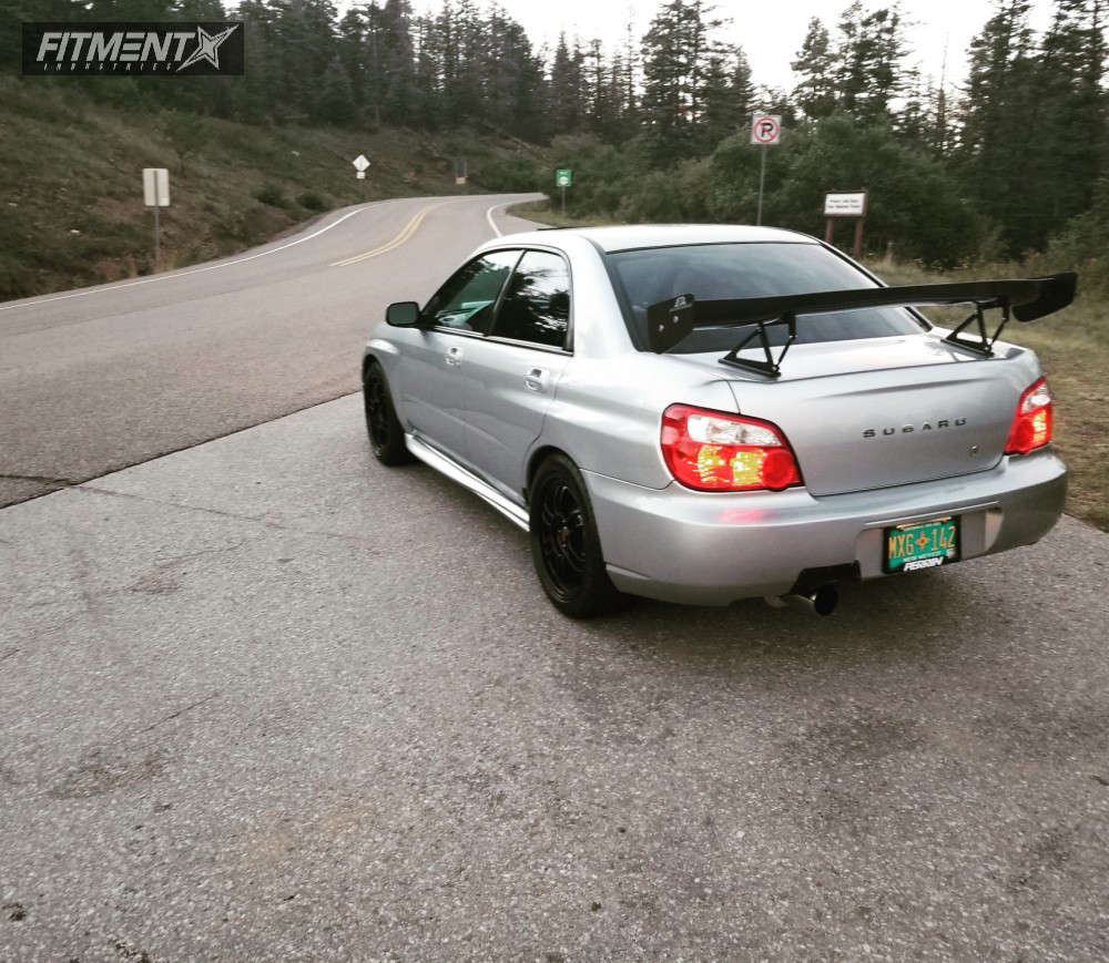 2004 Subaru WRX Base with 17x8.5 Enkei RPF1 and Michelin 225x40 on ...