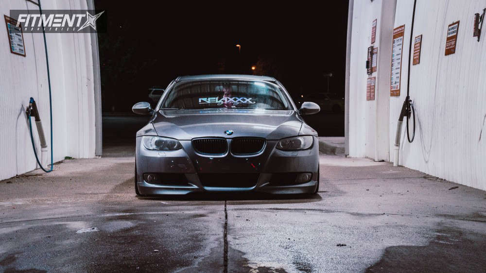2007 BMW 335i Base with 18x8.5 WatercooledIND CC1 and Federal 205x35 on ...