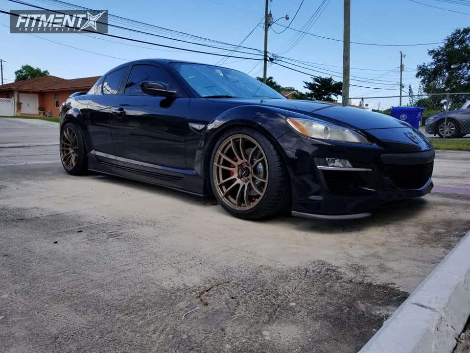 2009 Mazda RX-8 Sport with 18x9.5 AVID1 AV20 and Michelin 245x35 on ...