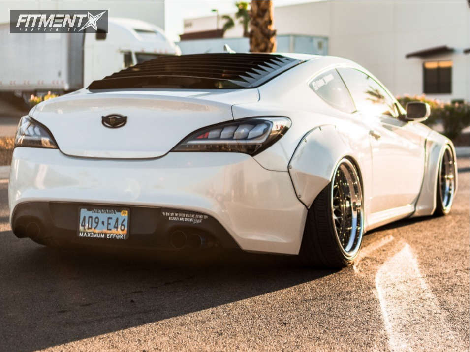 2013 Hyundai Genesis Coupe 3.8 R-Spec with 20x10 Avant Garde F541 and ...