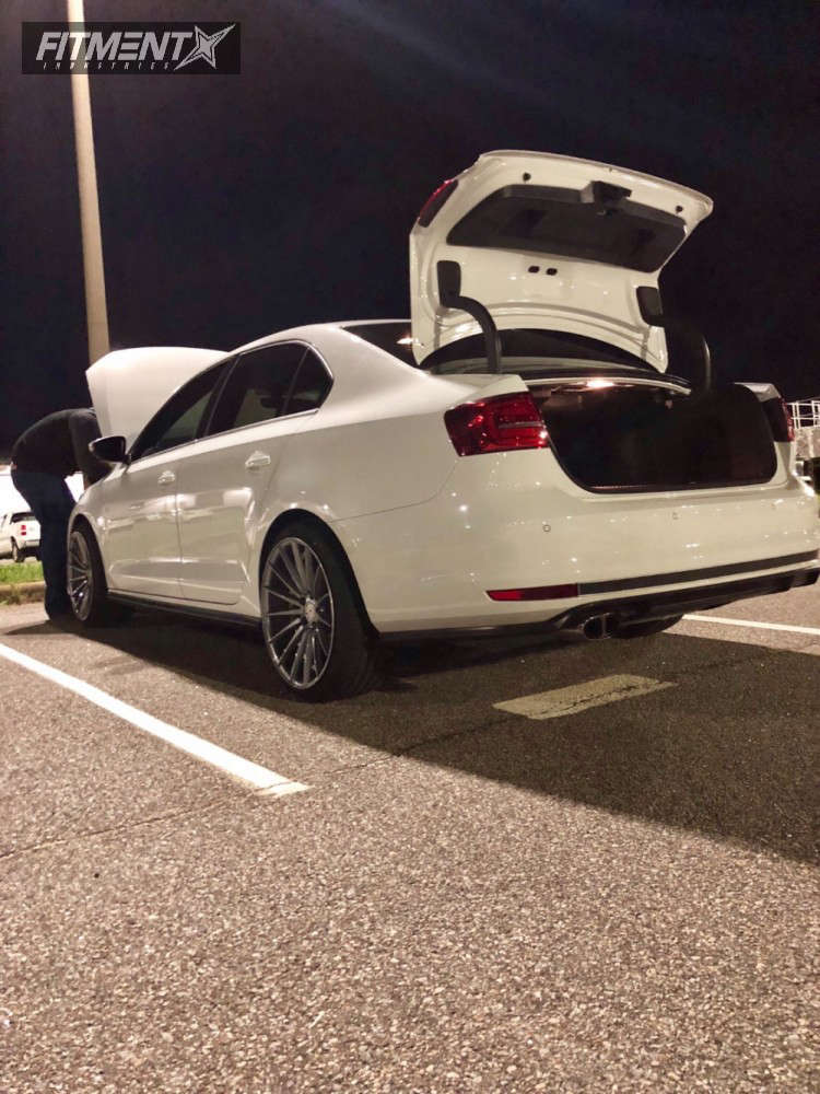 2017 Volkswagen Jetta Trendline Plus with 19x9.5 Alzor 084 and