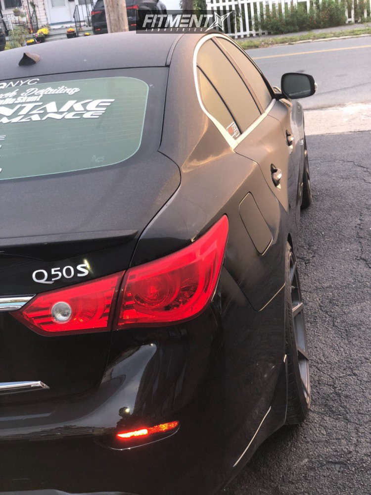 Q49 Vmini Rear 2016 INFINITI Q50 Sport with 20x9 Velgen Vmb8 and Centennial 255x35 on ...