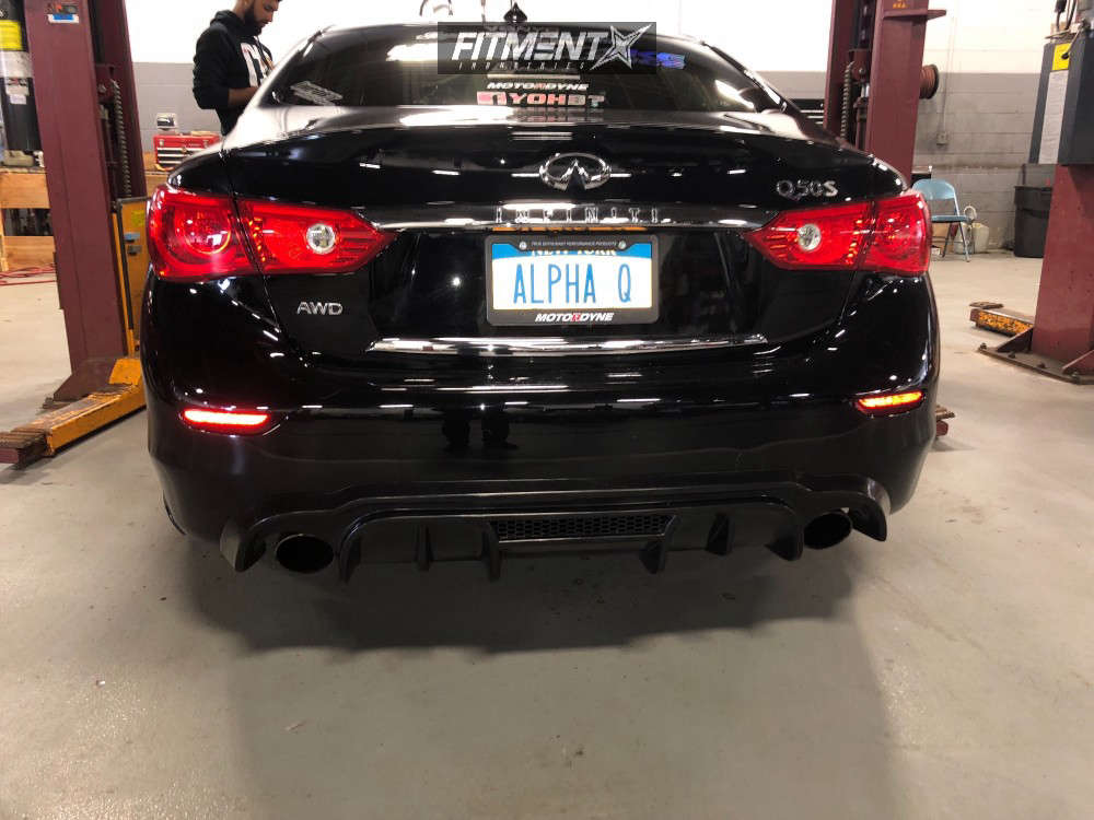 Q49 Vmini Rear 2016 INFINITI Q50 Sport with 20x9 Velgen Vmb8 and Centennial 255x35 on ...