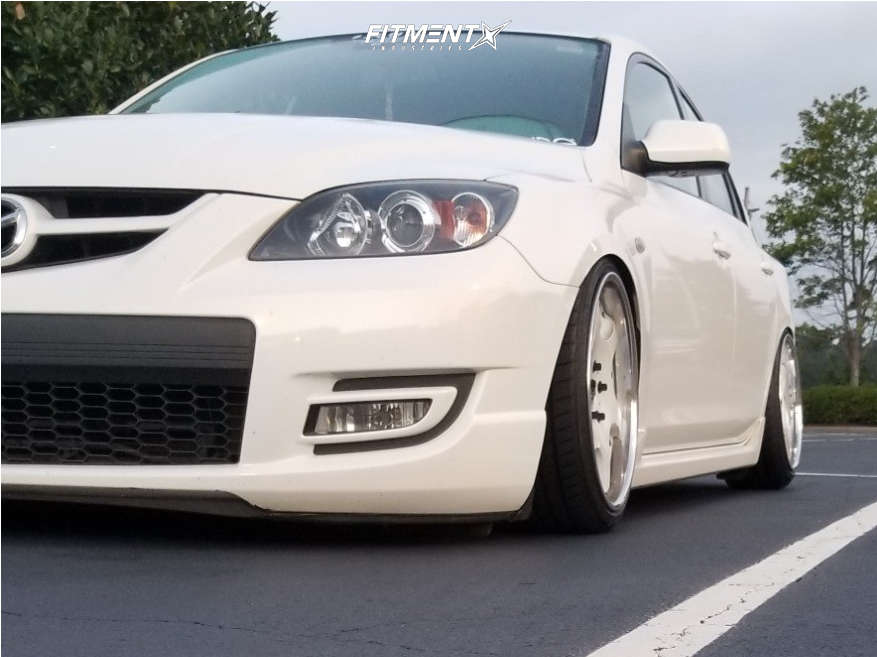 2008 Mazda 3 Mazdaspeed with 18x8.5 Weds Bazreia and
