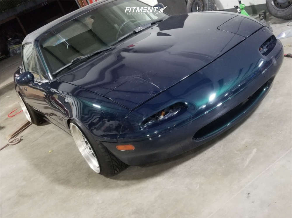 1997 Mazda MX-5 Miata Base with 15x9.5 Fatlace And AME Fzero2 and 