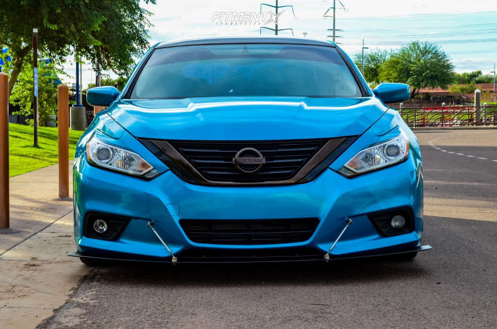 2017 Nissan Altima S with 20x9 MRR Vp3 and Falken 245x35 on Air ...