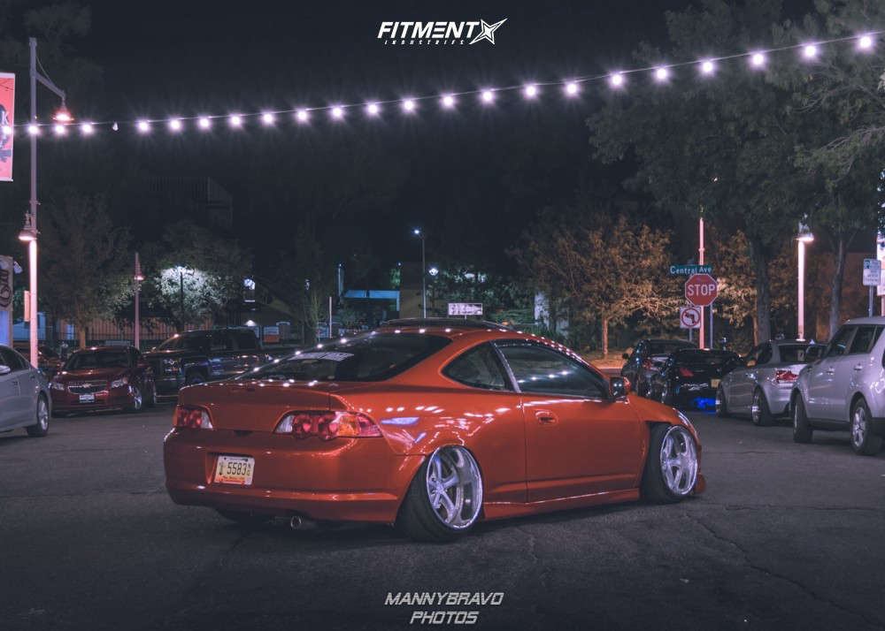 2002 Acura RSX Base with 18x10.5 Work VS KF and Toyo Tires 215x40 on