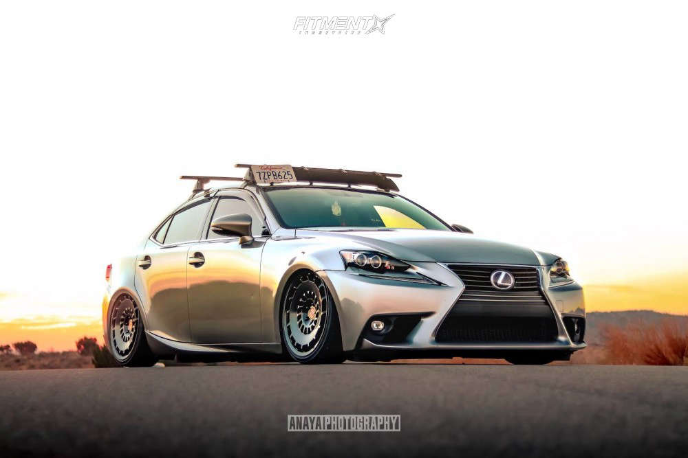 2015 Lexus IS250 Base with 19x8.5 Rotiform Ccv and Lionhart 225x35