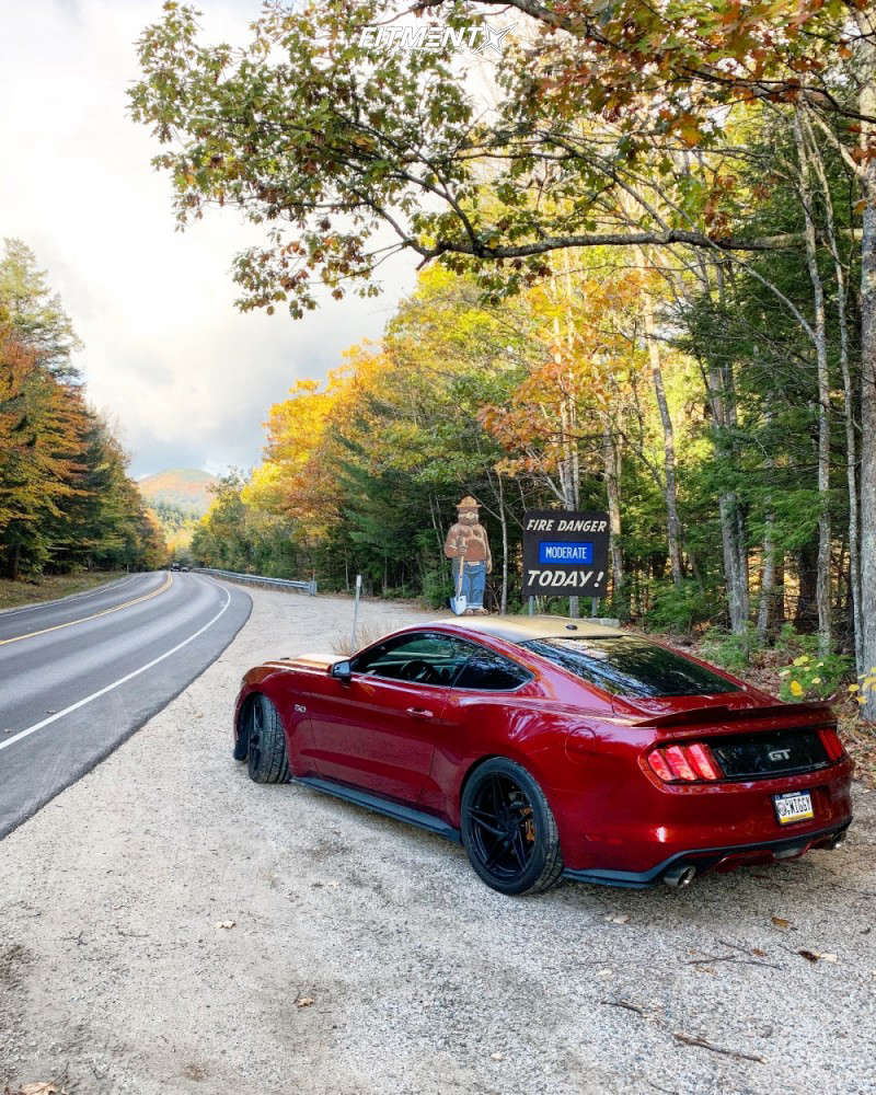eibach lowering springs mustang on 2015 Ford Mustang Gt Premium With 20x9 Stance Sf 04 And Nitto 275x35 On Lowering Springs 501183 Fitment Industries
