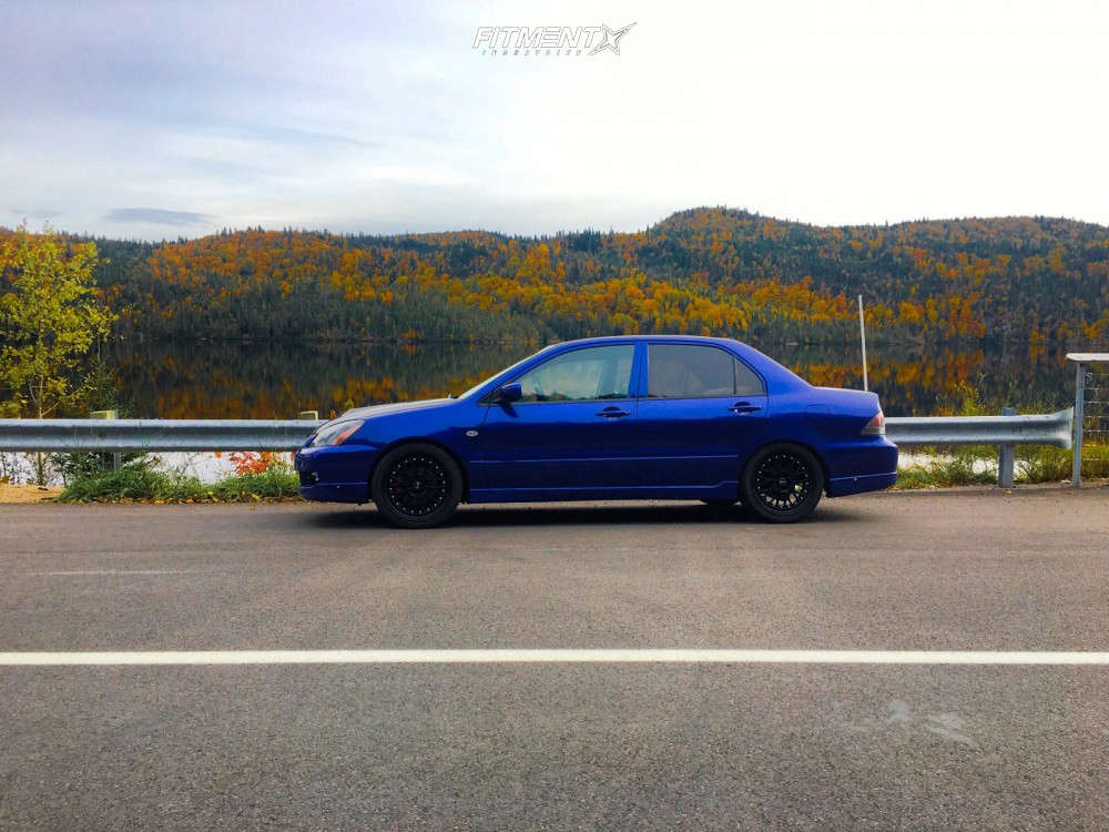 2005 Mitsubishi Lancer Ralliart with 17x7 XXR 521 and Firestone 215x45 ...