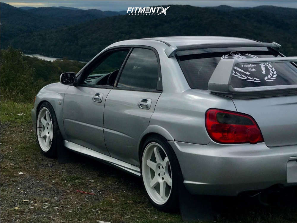 2002 Subaru Impreza WRX with 18x8.5 ESR Sr07 and Toyo Tires 225x45 on ...
