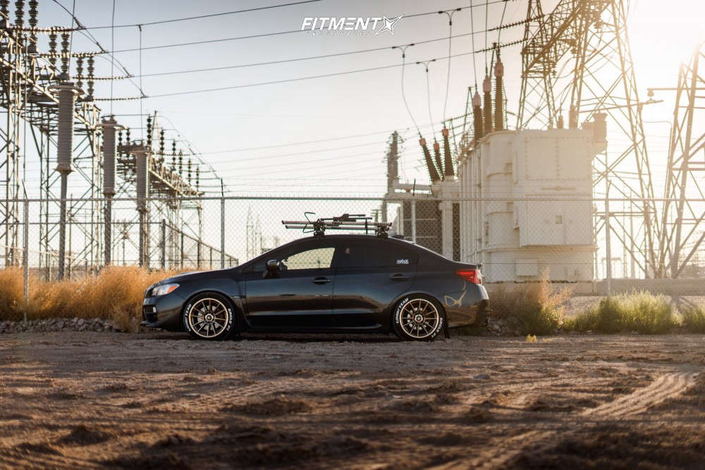 Subaru R1 Modified 2017 Subaru WRX Base with 18x9.5 Cosmis Racing R1 and Goodyear 245x40 ...