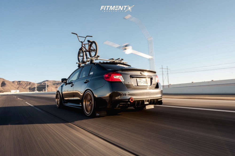 Subaru R1 Modified 2017 Subaru WRX Base with 18x9.5 Cosmis Racing R1 and Goodyear 245x40 ...