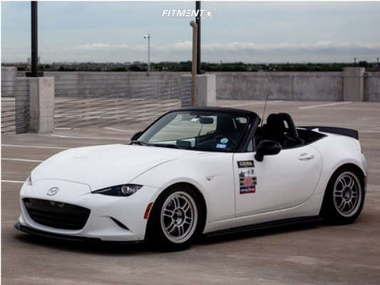 2016 Mazda MX-5 Miata Club with 16x8 Enkei RPF1 and Toyo Tires