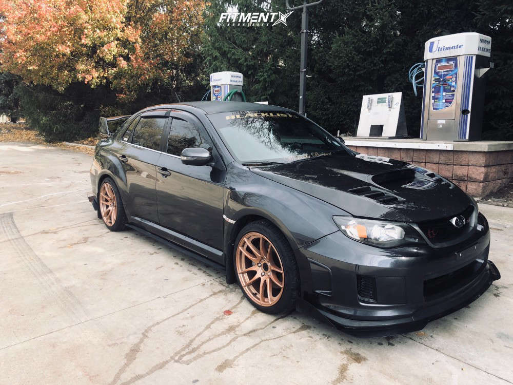 2011 Subaru WRX STI Base with 18x9.5 AVID1 AV20 and Hankook 255x35