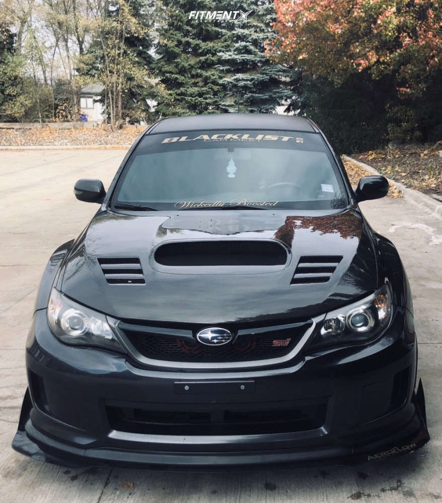 2011 Subaru WRX STI Base with 18x9.5 AVID1 AV20 and Hankook 255x35