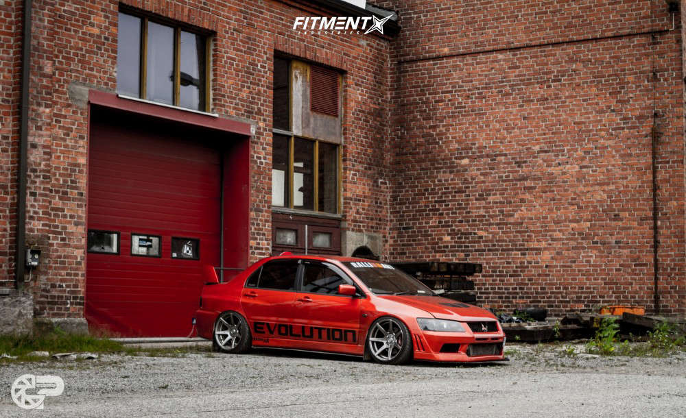 2001 Mitsubishi Lancer Base with 18x9.5 7Twenty Style 55 and Nankang ...