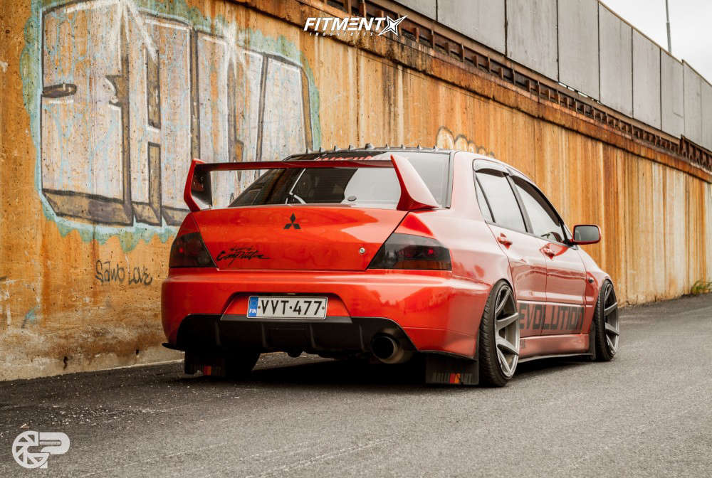 2001 Mitsubishi Lancer Base with 18x9.5 7Twenty Style 55 and Nankang ...