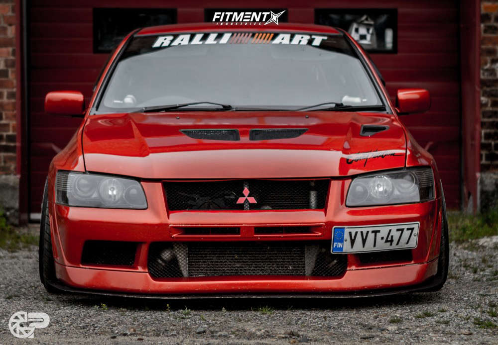 2001 Mitsubishi Lancer Base with 18x9.5 7Twenty Style 55 and Nankang ...