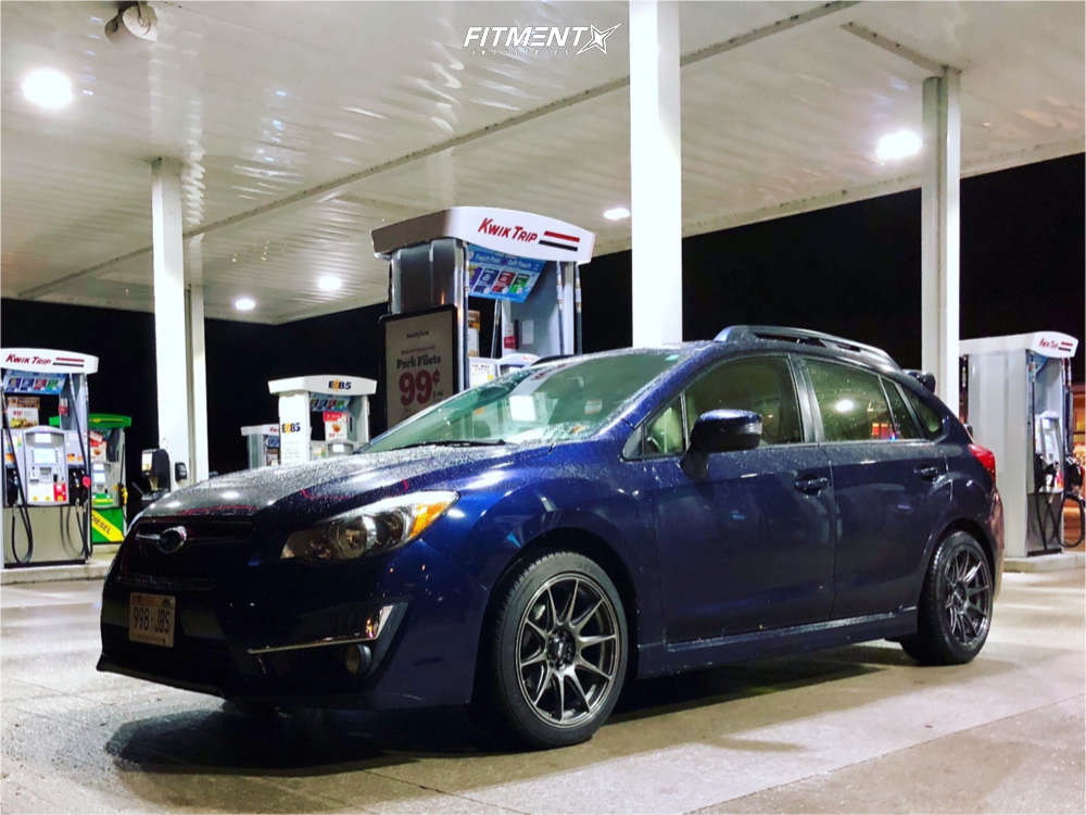 2016 Subaru Impreza Sport Premium with 17x8.25 XXR 527 and