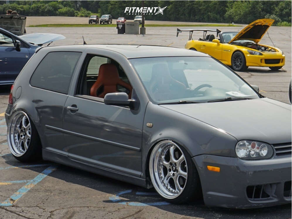 2005 Volkswagen GTI Base with 18x9.5 Work Ryver and Federal 205x40 