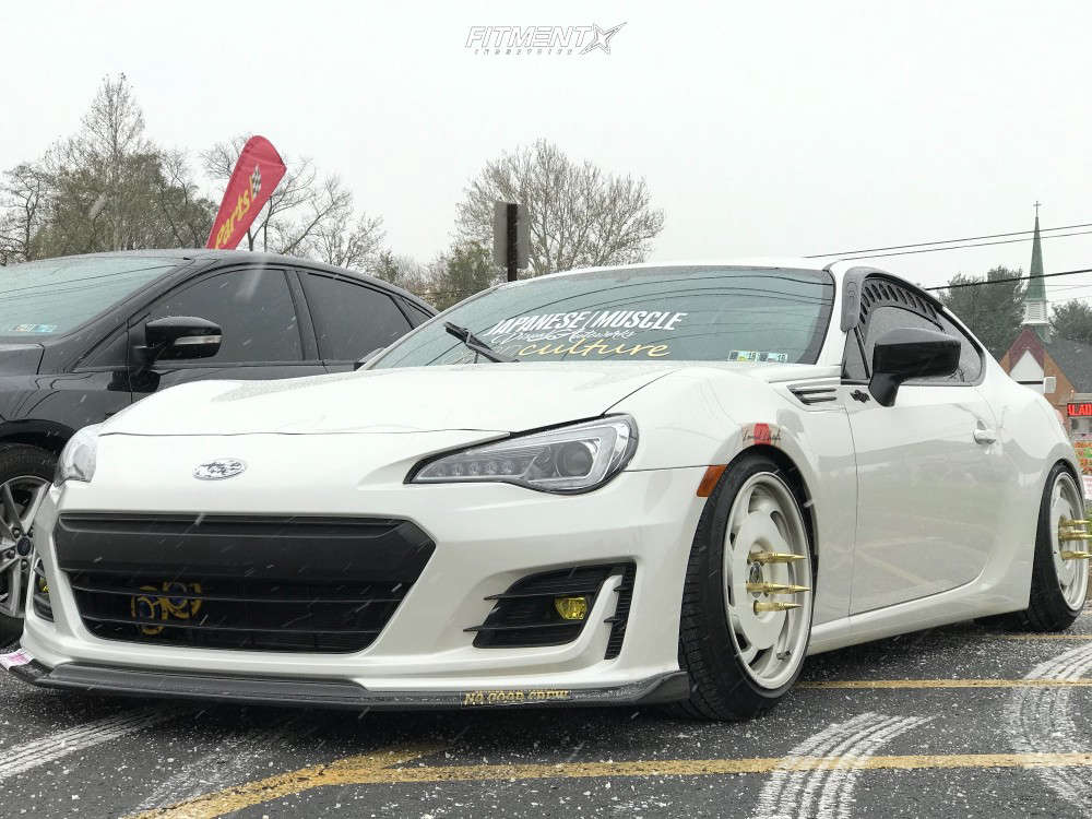 2017 Subaru BRZ Limited with 17x9.5 OEM Wheels Sawblades and