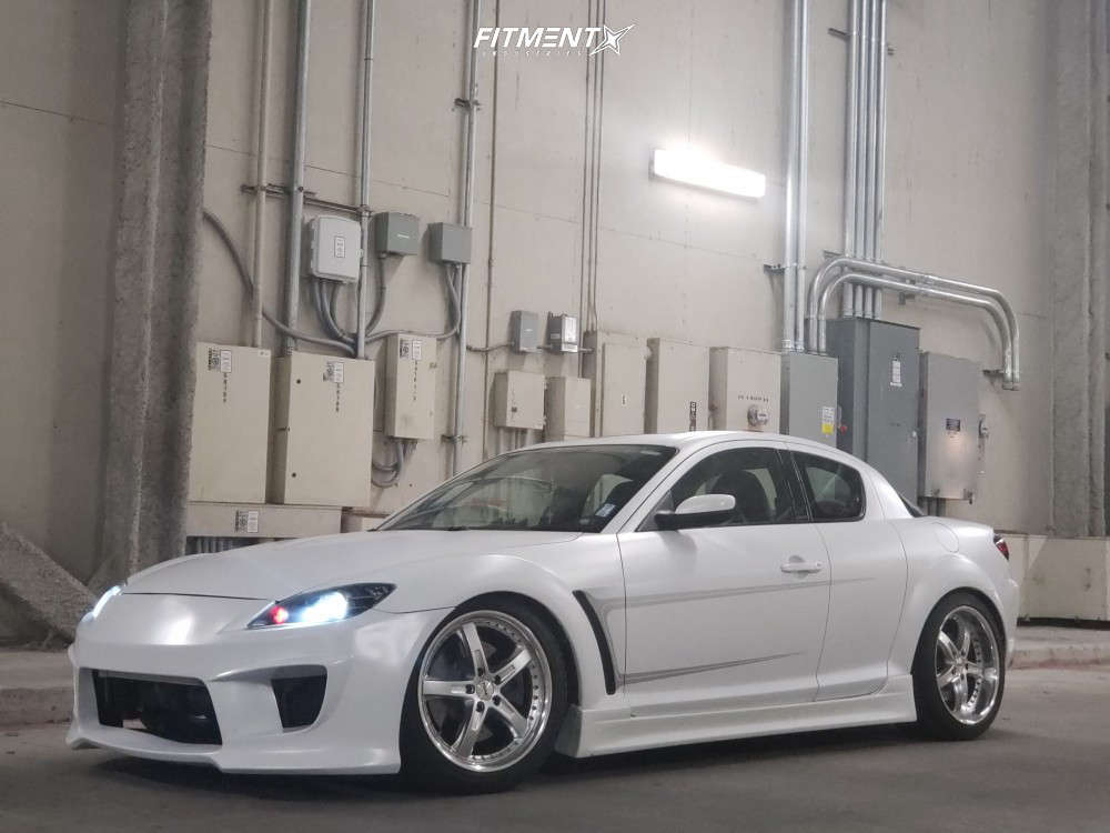 2005 Mazda RX-8 Base with 18x8 TSW Jarama and Michelin 245x40 on