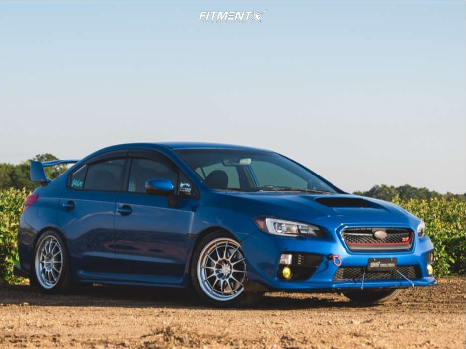 2017 Subaru WRX STI Limited with 18x8.5 Enkei Nt03 and Dunlop