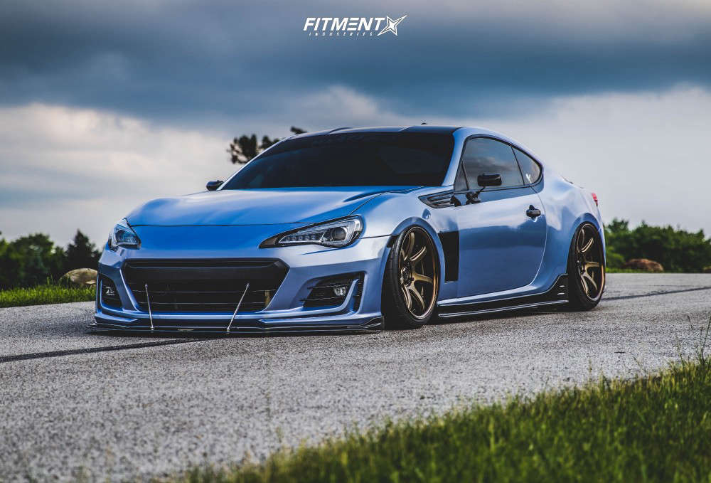 2017 Subaru BRZ Limited with 18x10 Work Emotion T7r and Federal