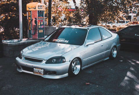 Honda Civic Coupe 2000 Slammed